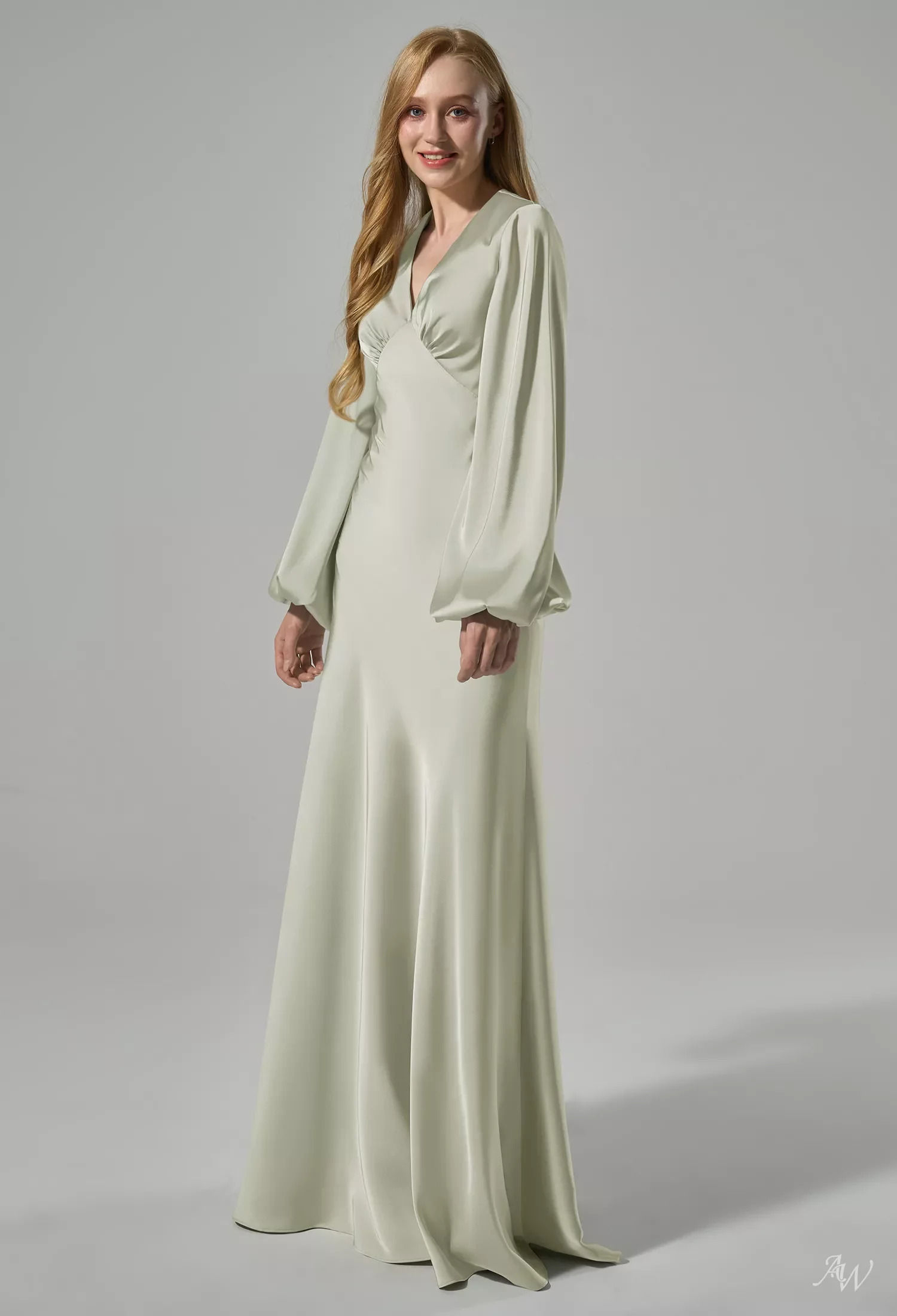 simple bridesmaid dresses reviews 1990s Saison Blanche Couture Silk and French Lace Gown - M/8/10
