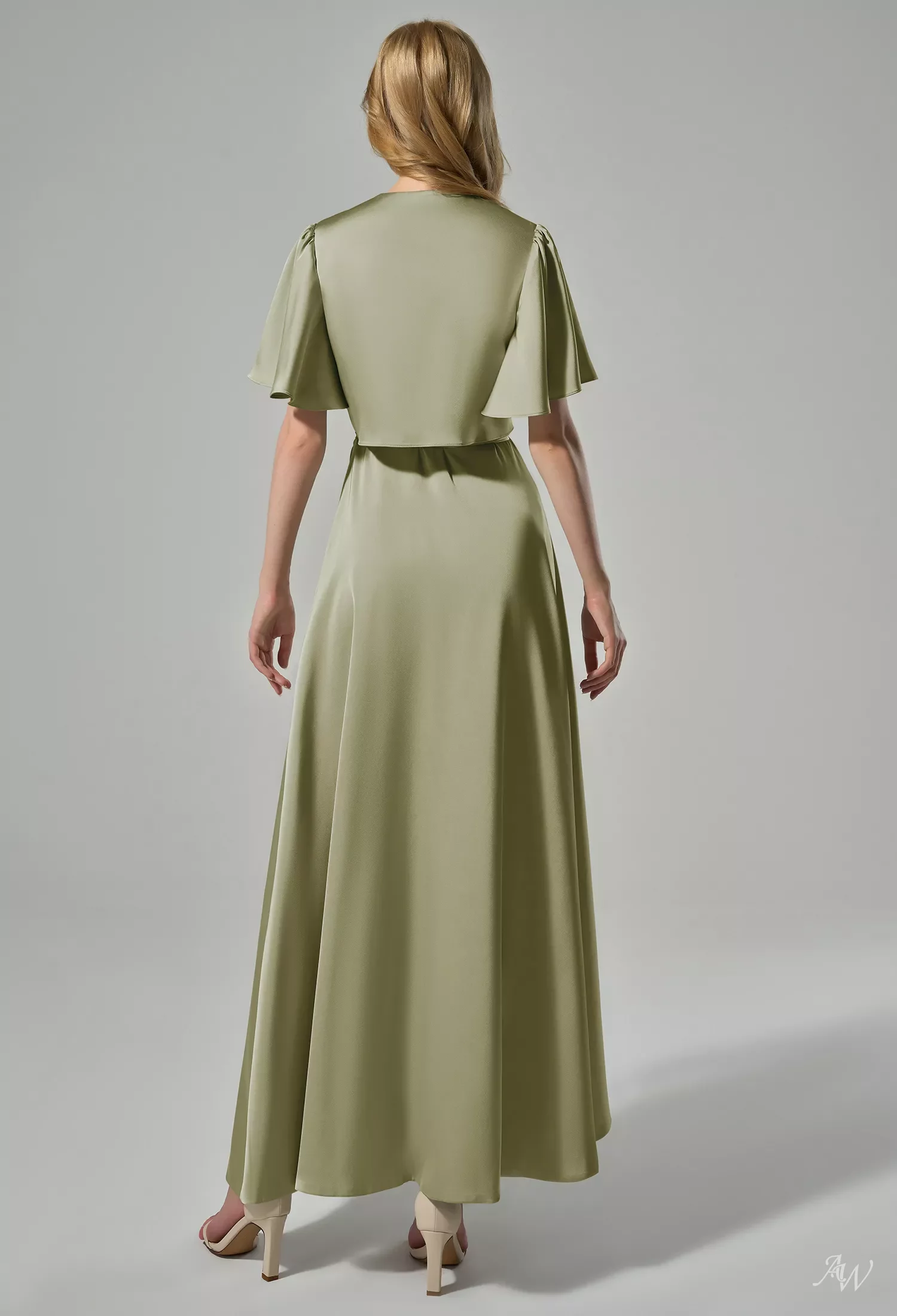 AW Alexa Satin Charmeuse Bridesmaid Dresses image2