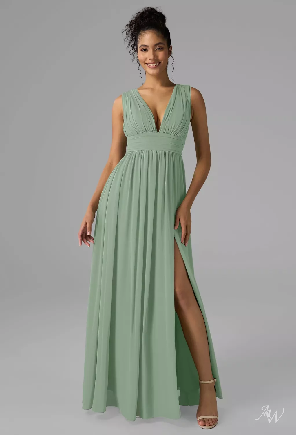 georgina green dress Georgina Mini Dress, Jade Green / M/L main image 1