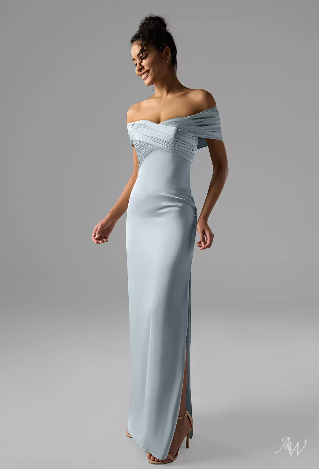 meghan silver dress Meghan Ivory