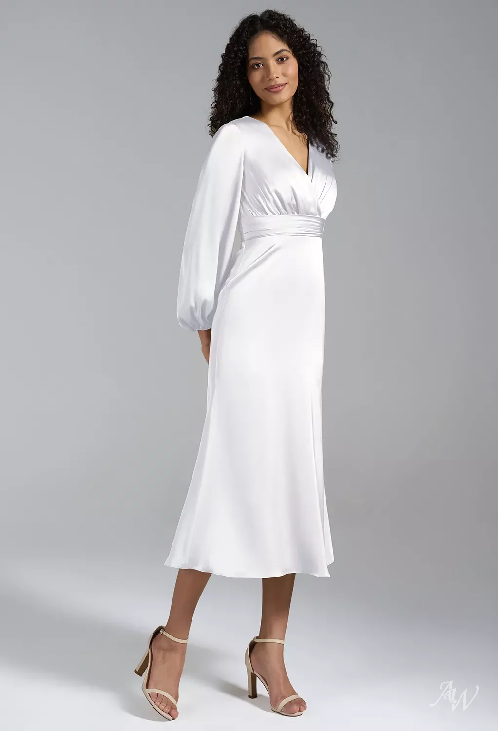 robbia satin midi dress Robbia Midi Dress In Strawberry In Pink