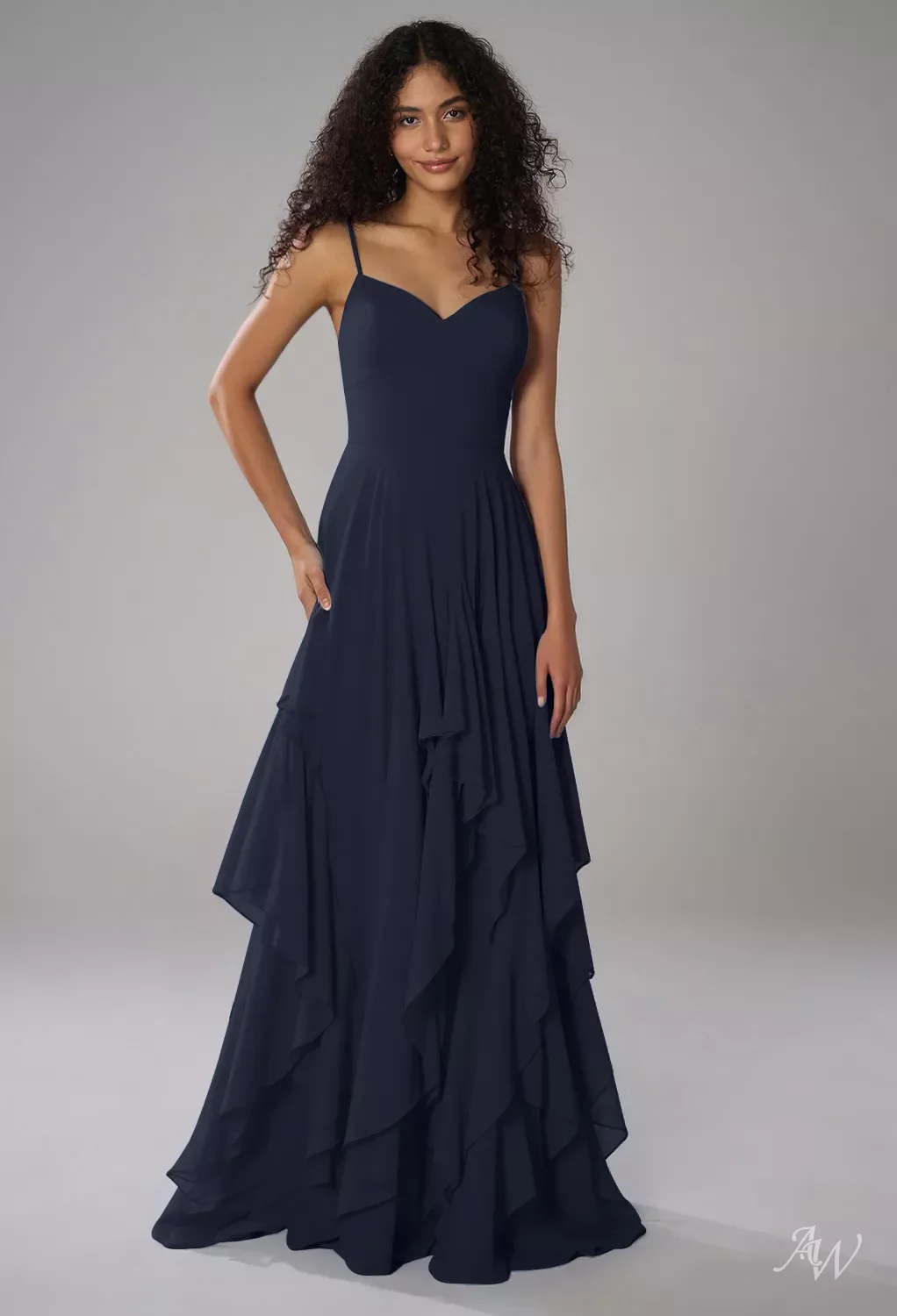 arabella dress princess polly Anabeila Strapless Frill Maxi Dress | Navy | Womens