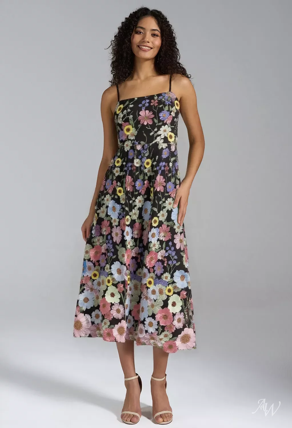 wedding dress a line A Line Square Neck Prom Dress Elegant Evening Gown P1474 main image 1