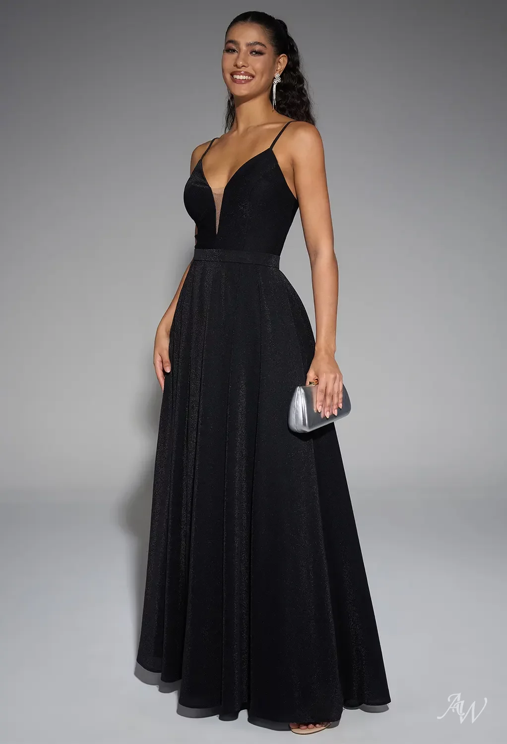 blue dress for baby girl Black Formal Dresses Off the Shoulder Straps Bodice Zip Back Formal Dresses  with Slit