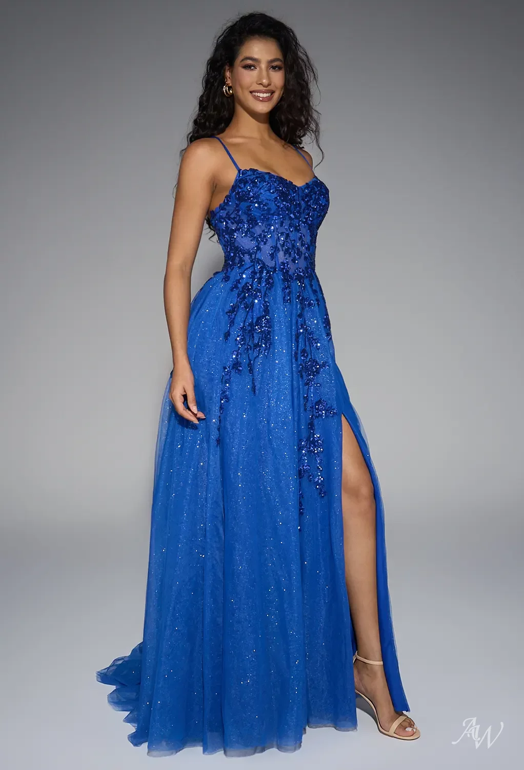 AW Aoife Royal Blue Dresses | AW.Bridal