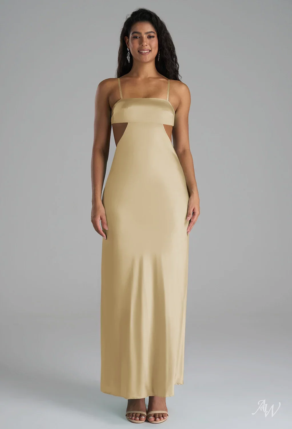 AW Buena Light Gold Wedding Guest Dresses | AW.Bridal