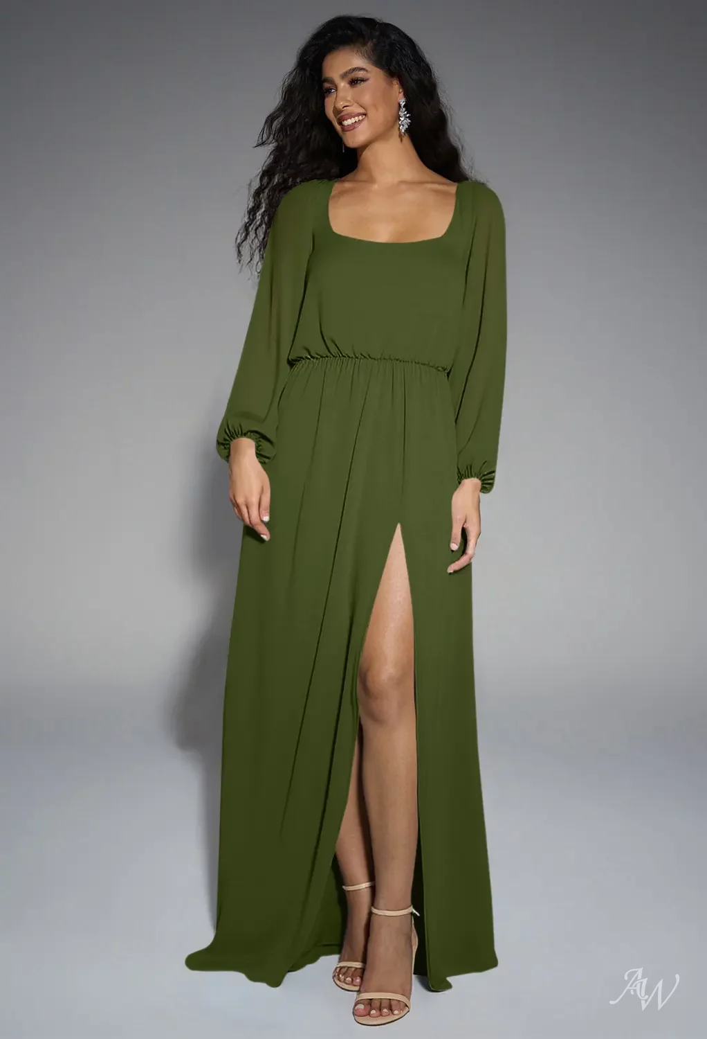 slim fit dress slacks 2-Way Short Sleeve Shirt Dress in Army Green // PerfectDD Army Green / Xs