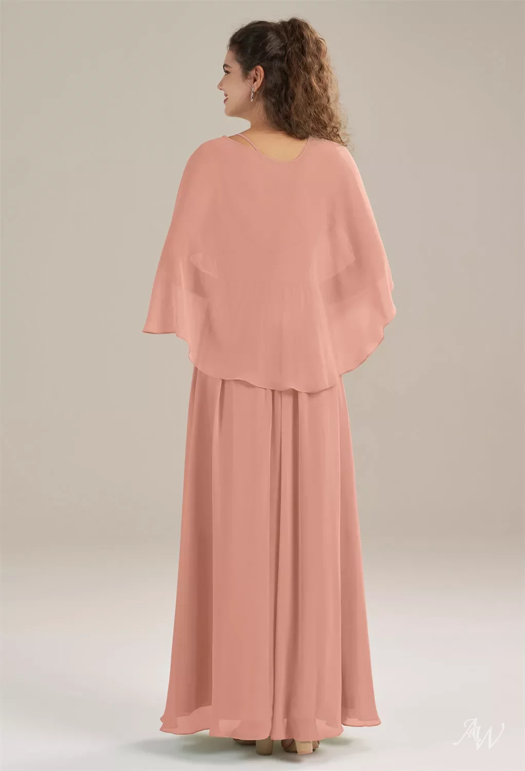AW Nizam Cover Up Shawl, Rose Pink Chiffon Accessories | AW.Bridal AW Nizam Cover Up Shawl, Rose Pink Chiffon Accessories | AW.Bridal