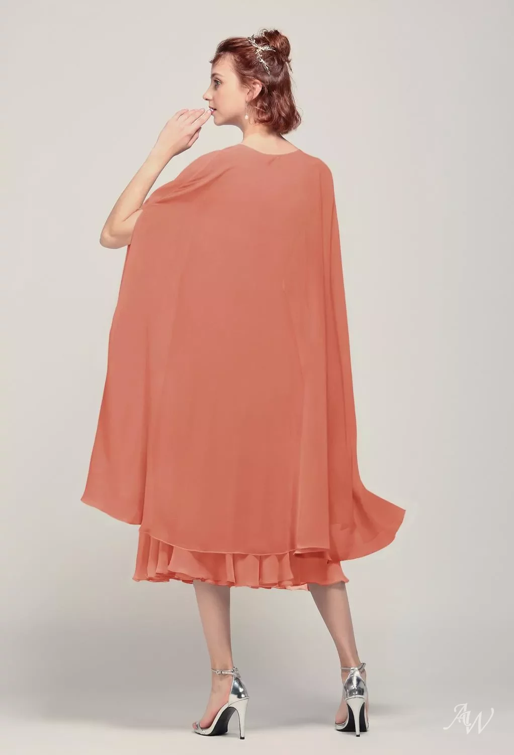 chiffon cover up for dresses AW Chiffon Cover Up Shawl, Peach Pink Chiffon Accessories