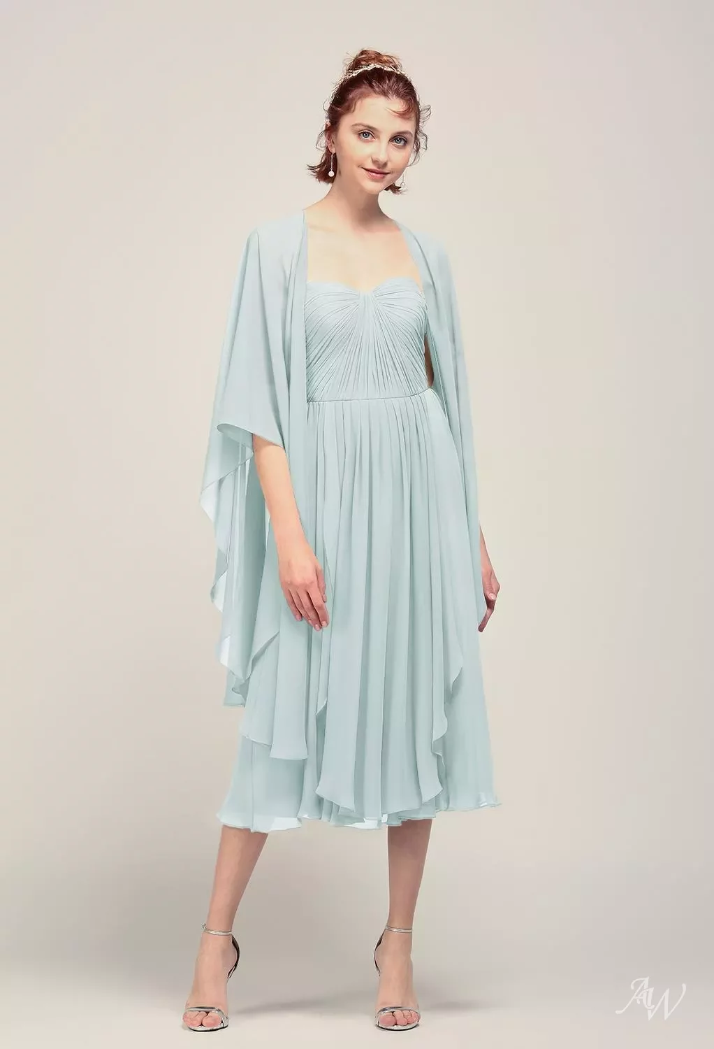 AW Chiffon Cover Up Wrap Shawl, Chiffon Accessories | AW.Bridal