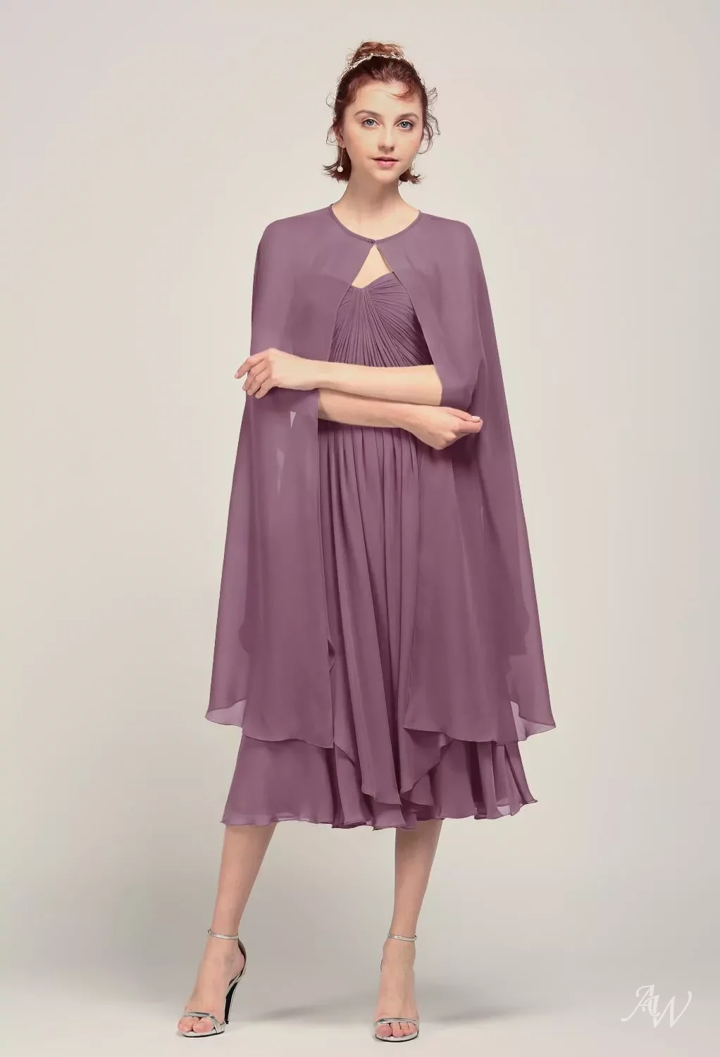 AW Bridal Chiffon Wrap Shawl Cover Accessories image2