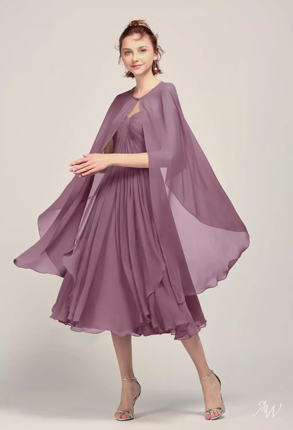 AW Bridal Chiffon Wrap Shawl Cover Accessories image3