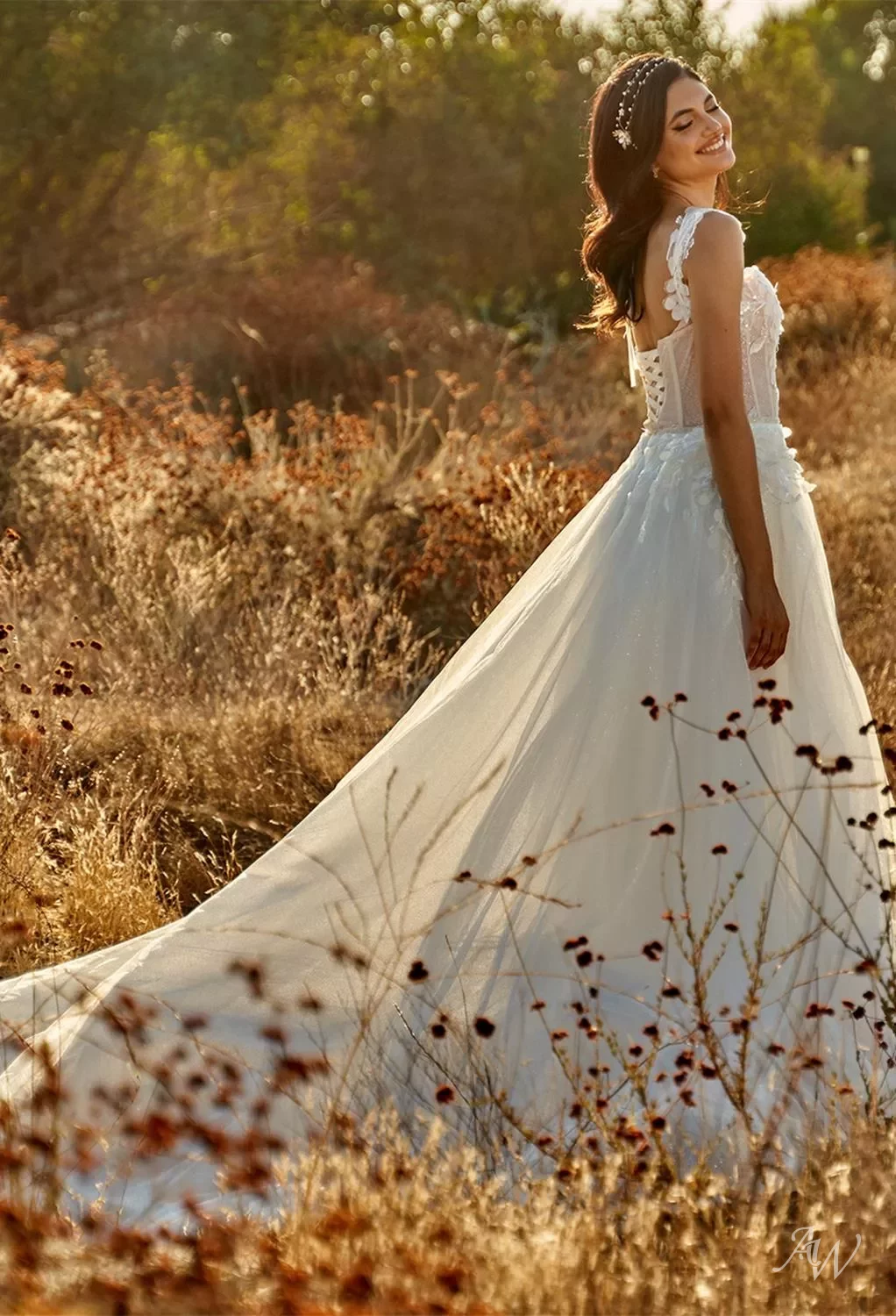 wedding dress overskirt Mermaid Wedding Dress with Overskirt Ivory / FR 46