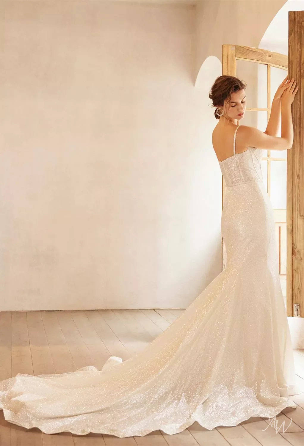open lace back dress Open Back Long Rhinestone Prom Dress With Flattering Linear Design