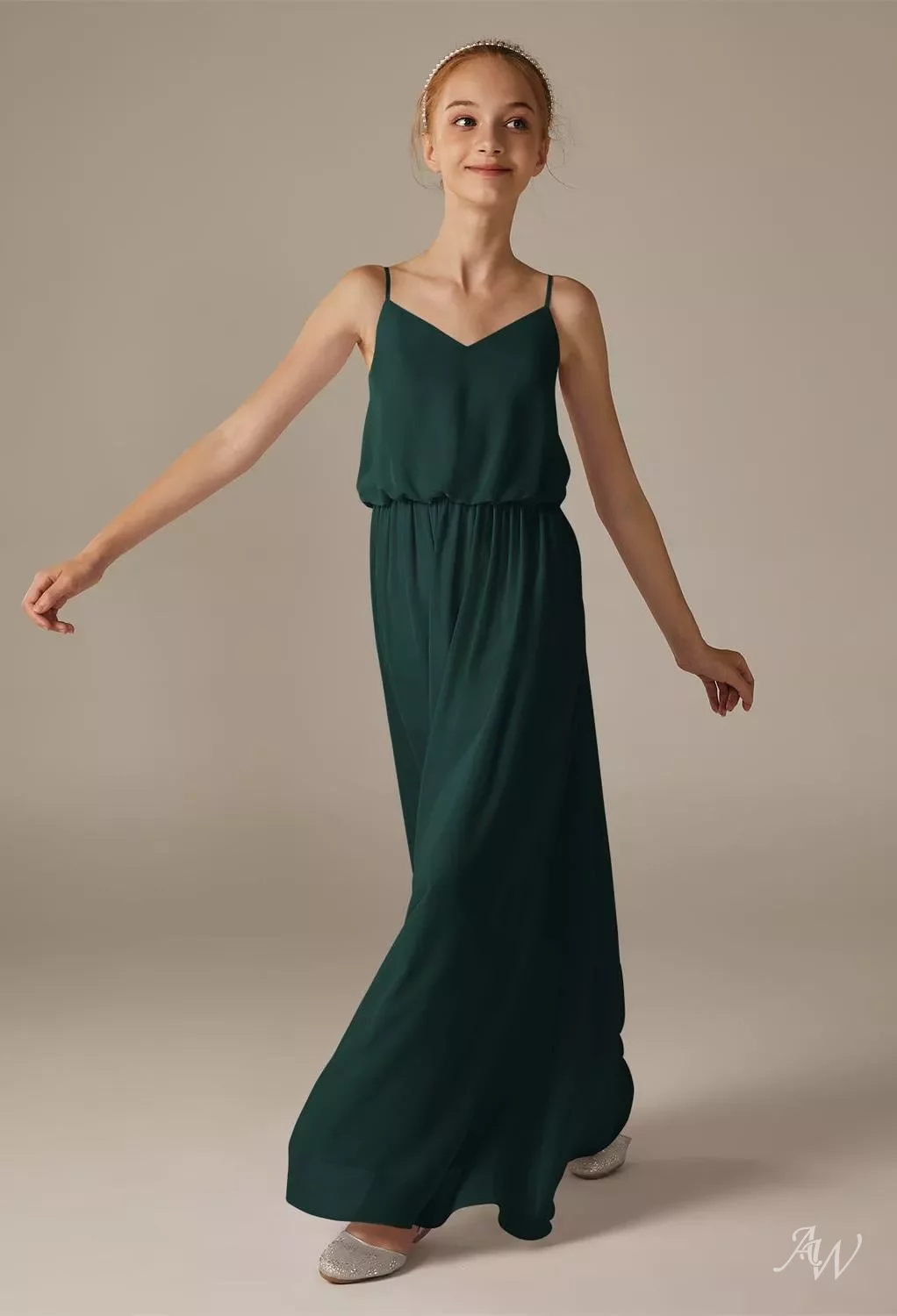 blue dress for baby girl Bella Maxi Dress, in Pistachio Luxe Satin, Size: XL | Show Me Your Mumu