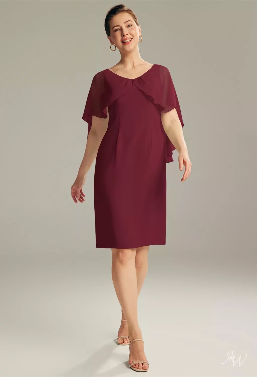 green knit dresses Isabella Kelly Green Knit Midi Dress main image 1