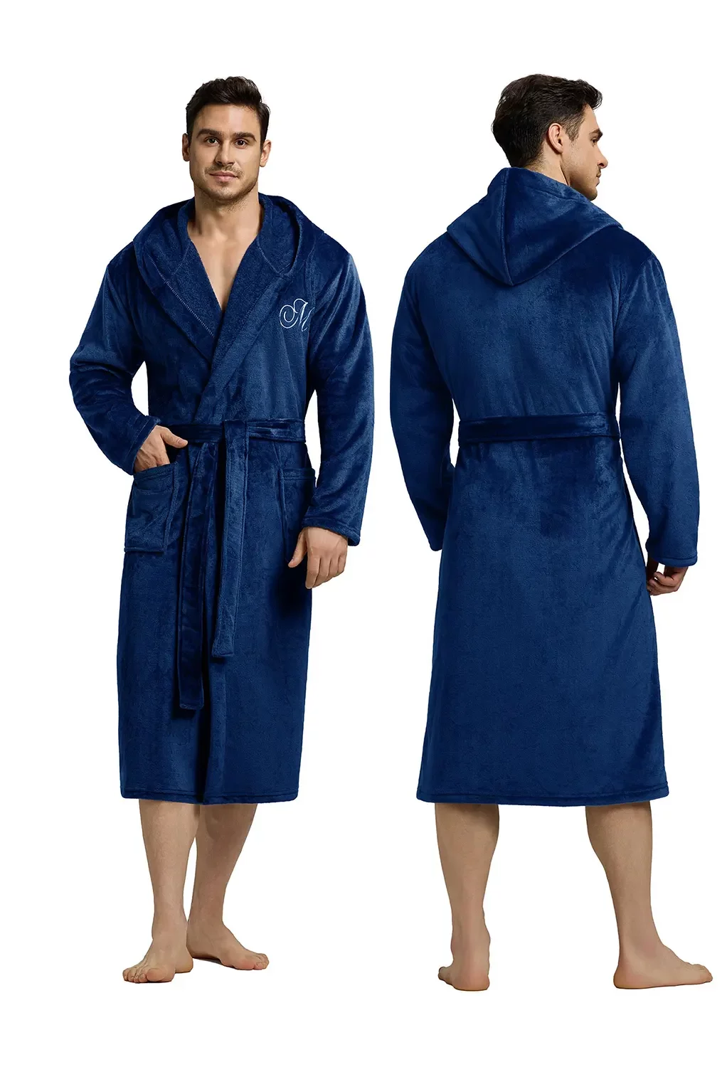 AW Mr and Mrs Fleece Robes for Couples, Flannel Accessories | AW