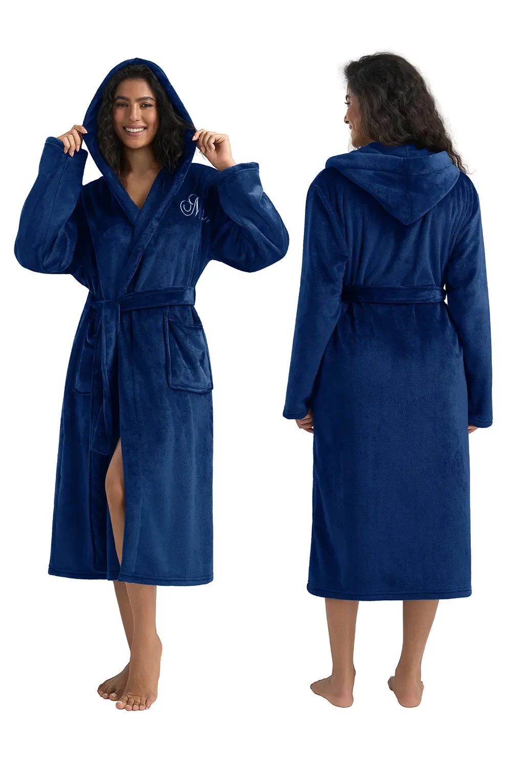 AW Mr and Mrs Fleece Robes for Couples, Flannel Accessories | AW