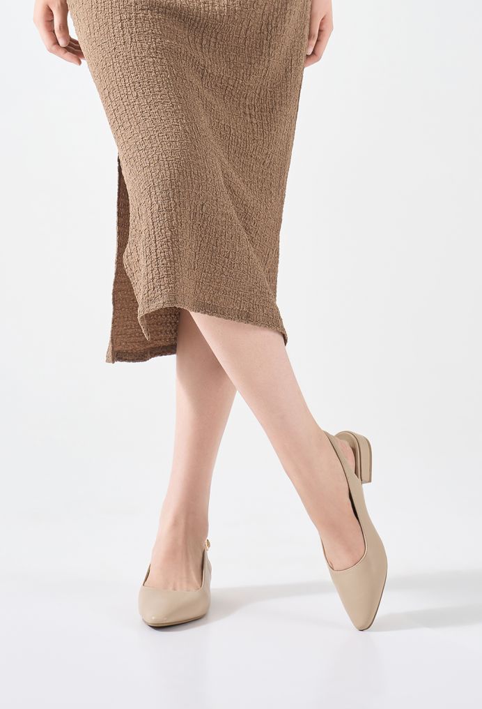 Women's Pointed Toe Slingback Flats