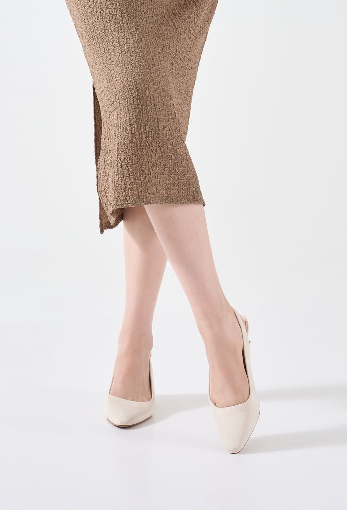 Women's Pointed Toe Slingback Heels