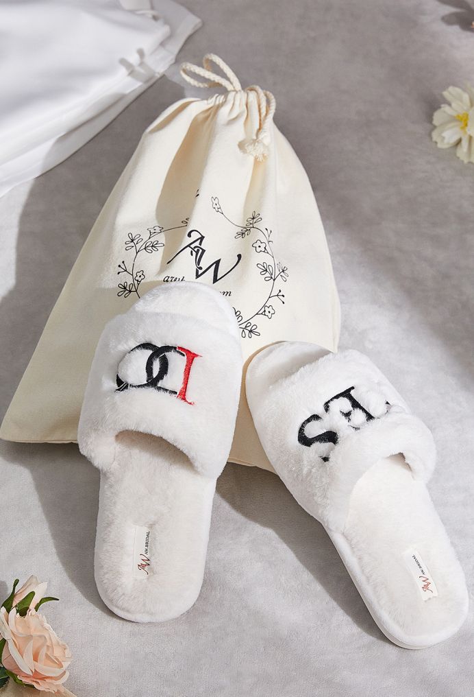 AW White Slippers