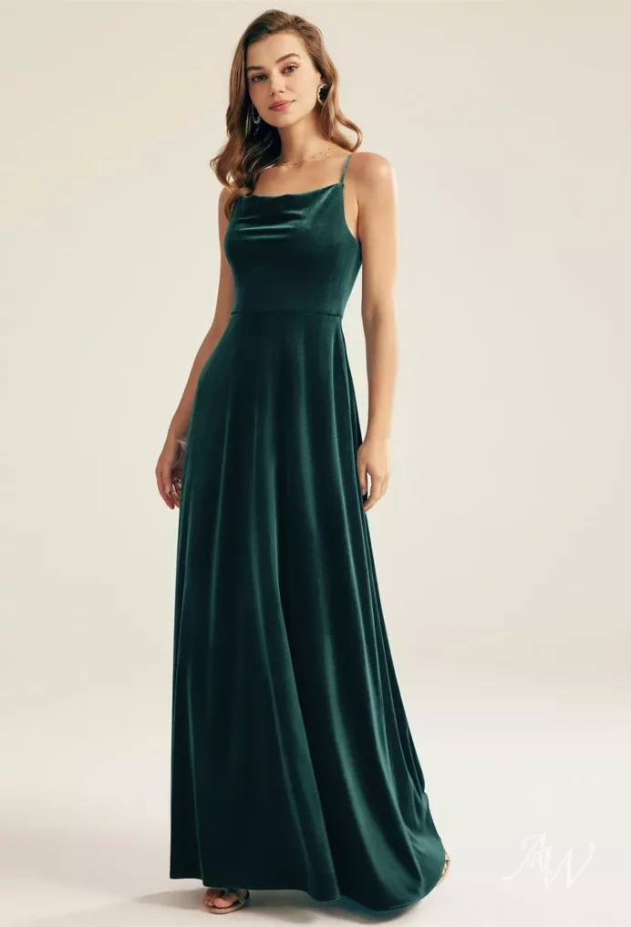 long gray bridesmaid dresses Grey Chiffon Classic A-line Bridesmaid Dresses, Maid Of Honor Dresses,  MBD237 main image 0