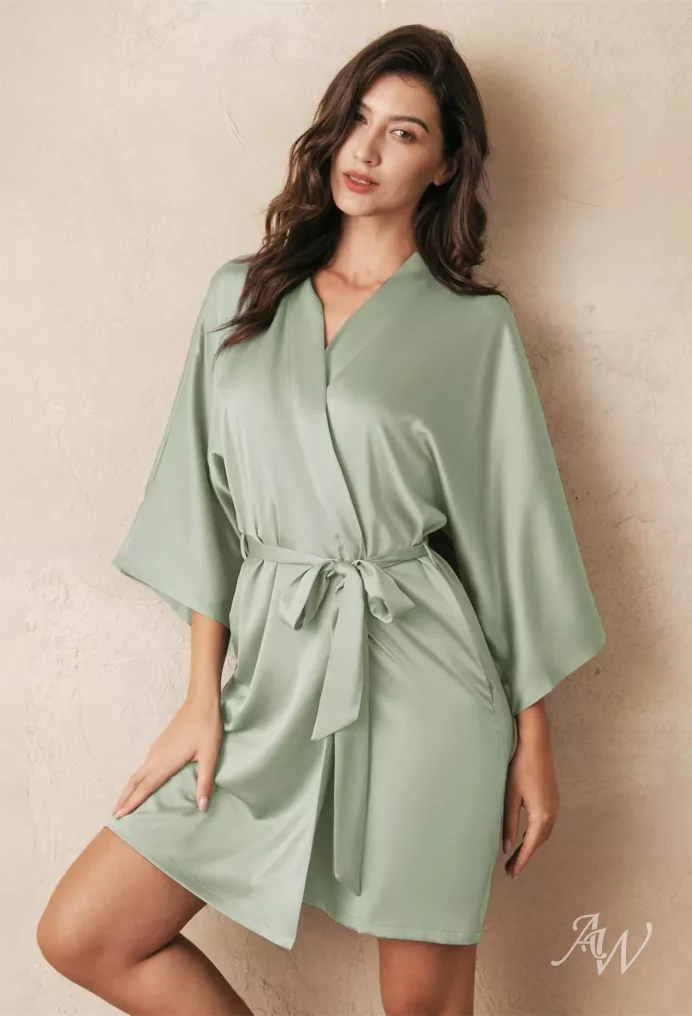 Sage Green Robes | AW.Bridal