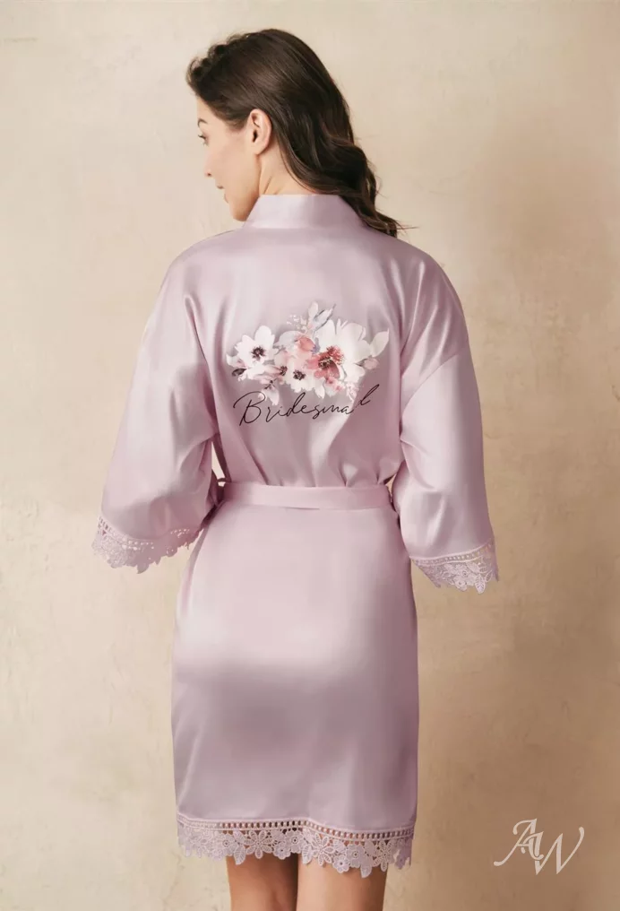 strapless open back dress Personalized Bridesmaid Robe, Bridal Party Robes, Bridesmaid Robes – Classy  Bride