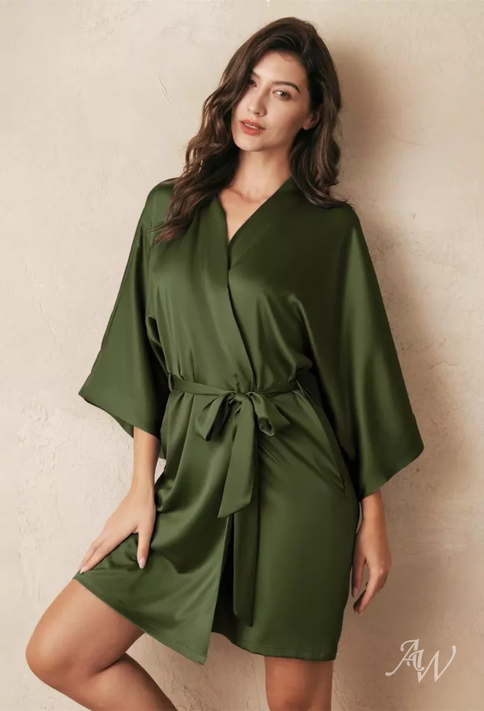 olive green satin wedding guest dress Green And Blue Tie Dye Print Mesh Off The Shoulder Draped Midi Dress – AX  Paris main image 1