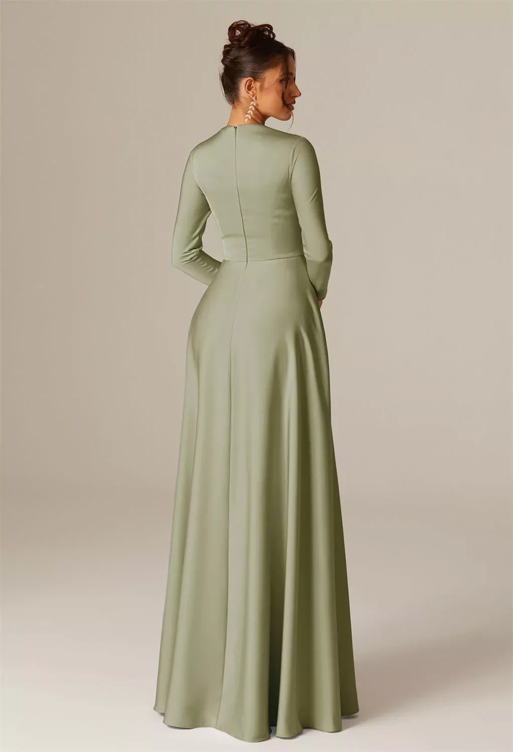 muted green dress Womens Rib Knit Dress, Moss / M have in your wardrobe Paulmi and Harsh — Muted