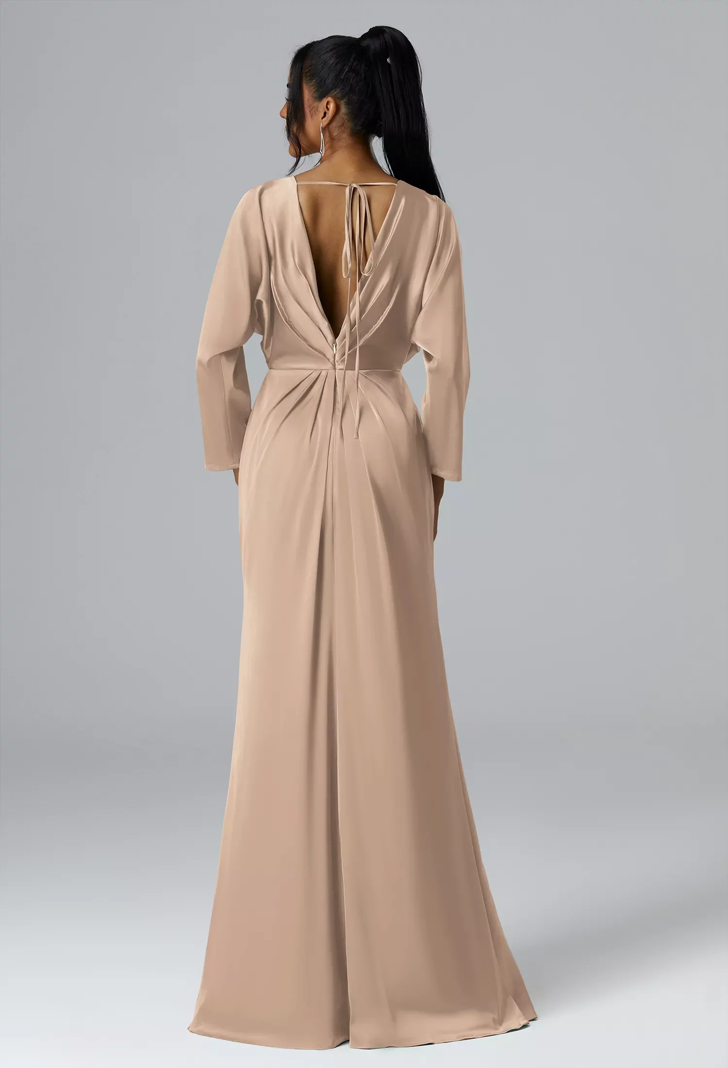 Long Sleeves Maternity Bridesmaid Dresses | AW.Bridal