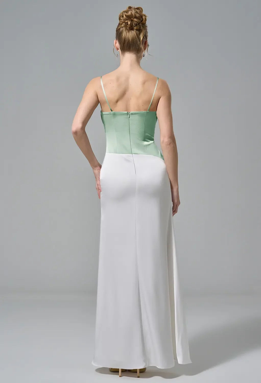 mushroom taupe bridesmaid dresses Samoa Maternity Dress in Mushroom Taupe Mushroom Taupe / XL main image 0