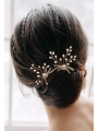 AW 2PCS Pearly Bridal Hair Pins