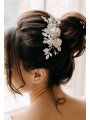 AW Alloy Silver Bridal Hair Comb