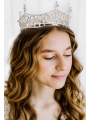AW AW BRIDAL Queen Crown Rhinestone Crystal Tiara