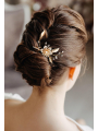 AW Beading Gold Alloy Hair Comb