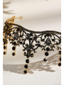 AW Black Baroque Crowns for Women