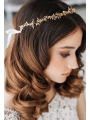 AW Bridal Gold Hair Vine
