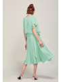 AW Chiffon Wrap Cape with Flutter Sleeves