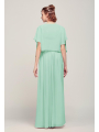 AW Chiffon Wrap Cape with Flutter Sleeves