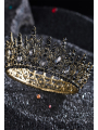 AW Crystal Baroque Queen Headband Crown for Prom