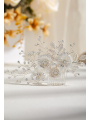 AW Crystal Bridal Hair Comb Silver Wedding Hair