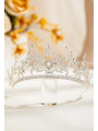 AW Crystal Bridal Silver Crown