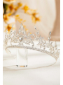 AW Crystal Bridal Silver Crown