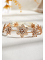AW Crystal Floral Bridal Headband for Wedding Birthday