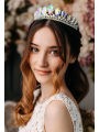 AW Crystal Tiaras and Crowns for Women Bridal