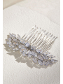 AW Cubic Zirconia Bride Hair Jewelry for Wedding