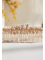 AW Gold Crystal Hair Comb Hair Clips