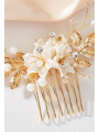 AW Gold Leaves Hair Comb