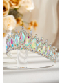 AW Gothic Crown Headpieces Crystal Hair Accessories